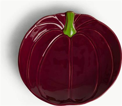 ΚΕΡΑΜΙΚΟ ΠΙΑΤΟ ΦΡΟΥΤΟΥ ΜΕ ΣΧΕΔΙΟ ΚΟΛΟΚΥΘΑΣ 16,5 CM - 007499985 ΜΠΟΡΝΤΟ COINCASA