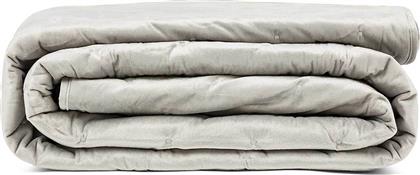 ΠΑΠΛΩΜΑ KING SIZE ΜΕ ΠΟΥΑ ΣΧΕΔΙΟ 260 X 260 CM - 007457029 ΓΚΡΙ COINCASA