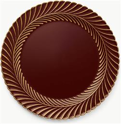 ΠΛΑΣΤΙΚΟ ΠΙΑΤΟ ΜΕ GOLD-WORKED RIM 33 CM - 006803498 ΜΠΟΡΝΤΟ COINCASA