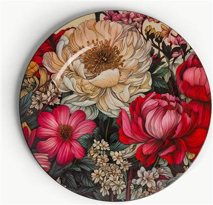 ΠΛΑΣΤΙΚΟ ΠΙΑΤΟ ΣΕΡΒΙΡΙΣΜΑΤΟΣ ΜΕ FLORAL ΜΟΤΙΒΟ - 007494218 ΚΟΚΚΙΝΟ COINCASA