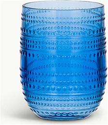 ΠΛΑΣΤΙΚΟ ΠΟΤΗΡΙ ΜΕ ΑΝΑΓΛΥΦΟ ΣΧΕΔΙΟ 13 X 9 CM - 007478939 ΜΠΛΕ COINCASA