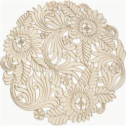 ΠΛΑΣΤΙΚΟ ΣΟΥΠΛΑ ΜΕ PERFORATED PATTERN 38 CM - 006803514 ΛΕΥΚΟ COINCASA