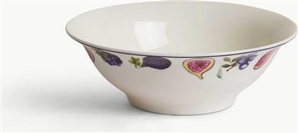 ΠΟΡΣΕΛΑΝΙΝΟ ΜΠΟΛ ΜΕ ΜΟΤΙΒΟ ΣΥΚΟΥ 14 CM ''NEW BONE CHINA'' - 007494917 ΜΟΒ COINCASA