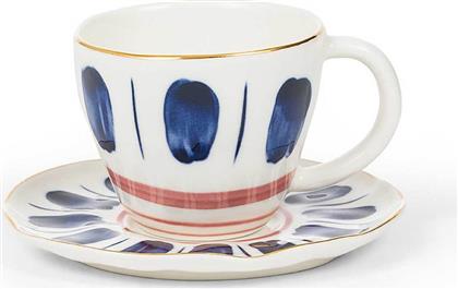 ΠΟΡΣΕΛΑΝΙΝΟ ΦΛΙΤΖΑΝΙ ΚΑΦΕ ΜΕ ΠΙΑΤΑΚΙ ''BE UNIQUE'' 6 X 8 CM - 007459775 ΛΕΥΚΟ COINCASA