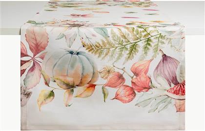 ΡΑΝΕΡ ΒΑΜΒΑΚΕΡΟ ΜΕ ALL-OVER PRINT 50 X 150 CM - 007493432 ΕΚΡΟΥ COINCASA