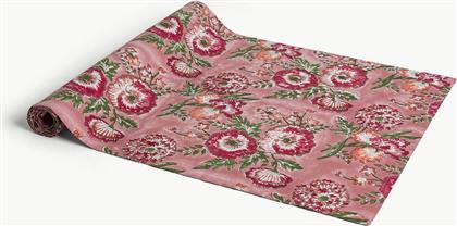 ΡΑΝΕΡ ΒΑΜΒΑΚΕΡΟ ΜΕ FLORAL PRINT 45 X 140 CM - 007475231 ΚΟΚΚΙΝΟ COINCASA