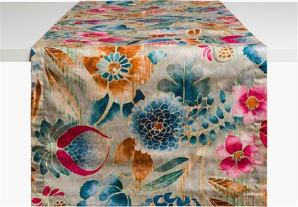 ΡΑΝΕΡ ΒΑΜΒΑΚΕΡΟ ΜΕ FLORAL PRINT 45 X 140 CM - 007493223 ΠΟΛΥΧΡΩΜΟ COINCASA