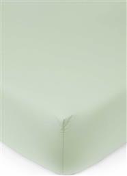 ΣΕΝΤΟΝΙ ΔΙΠΛΟ ΒΑΜΒΑΚΕΡΟ ΜΕ ΛΑΣΤΙΧΟ ΜΟΝΟΧΡΩΜΟ 200 X 160 + 30 CM ''ZEFIRO'' - 007404305 ΠΡΑΣΙΝΟ ΜΕΝΤΑΣ COINCASA