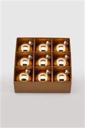 ΣΕΤ ΑΠΟ ΧΡΙΣΤΟΥΓΕΝΝΙΑΤΙΚΕΣ ΜΠΑΛΕΣ (9 ΤΕΜΑΧΙΑ) - 007457409 ΧΡΥΣΟ COINCASA