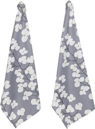 ΣΕΤ ΠΕΤΣΕΤΕΣ ΚΟΥΖΙΝΑΣ ΜΕ ALL-OVER FLORAL PRINT (2 ΤΕΜΑΧΙΑ) - 006718068 ΓΚΡΙ COINCASA