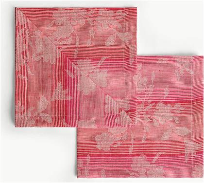 ΣΕΤ ΠΕΤΣΕΤΕΣ ΚΟΥΖΙΝΑΣ ΜΕ FLORAL PRINT 42 X 42 CM (2 ΤΕΜΑΧΙΑ) - 006804370 ΚΟΚΚΙΝΟ COINCASA