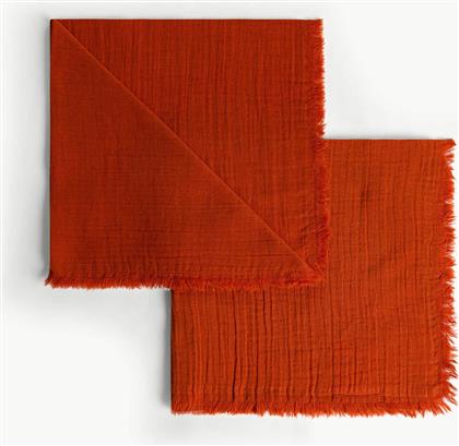 ΣΕΤ ΠΕΤΣΕΤΕΣ ΚΟΥΖΙΝΑΣ ΜΕ ΚΡΟΣΣΙΑ 42 X 42 CM (2 ΤΕΜΑΧΙΑ) - 007494084 ΠΟΡΤΟΚΑΛΙ COINCASA