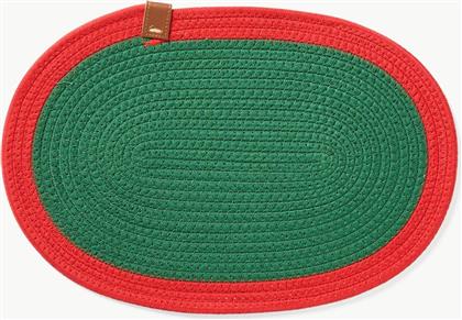 ΣΟΥΠΛΑ ΔΙΧΡΩΜΟ ΟΒΑΛ 45 X 30 CM - 006801877 ΚΟΚΚΙΝΟ ΚΑΡΠΟΥΖΙ COINCASA