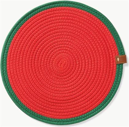 ΣΟΥΠΛΑ ΔΙΧΡΩΜΟ ΣΤΡΟΓΓΥΛΟ 38 CM - 006801876 ΚΟΚΚΙΝΟ ΚΑΡΠΟΥΖΙ COINCASA