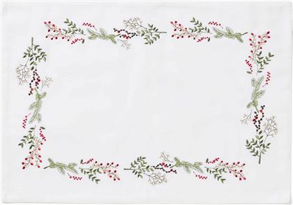 ΣΟΥΠΛΑ ΜΕ ΧΡΙΣΤΟΥΓΕΝΝΙΑΤΙΚΟ ΜΟΤΙΒΟ 50 X 35 CM - 006802139 ΛΕΥΚΟ COINCASA