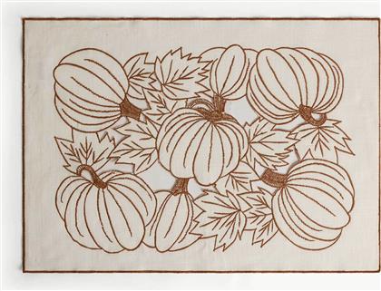 ΣΟΥΠΛΑ ΜΕ ΚΕΝΤΗΜΑ ΚΟΛΟΚΥΘΑΣ 50 X 35 CM - 007494241 ΛΕΥΚΟ COINCASA