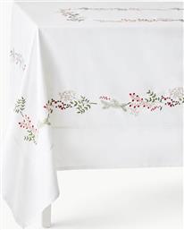 ΤΡΑΠΕΖΟΜΑΝΤΗΛΟ ΜΕ ΧΡΙΣΤΟΥΓΕΝΝΙΑΤΙΚΟ ΜΟΤΙΒΟ 250 X 160 CM - 006802134 ΛΕΥΚΟ COINCASA