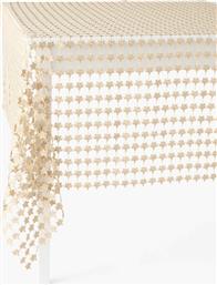 ΤΡΑΠΕΖΟΜΑΝΤΗΛΟ ΜΕ ΔΙΑΤΡΗΤΟ ΣΧΕΔΙΟ 120 X 120 CM - 006801848 ΧΡΥΣΟ COINCASA