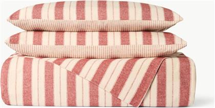 ΒΑΜΒΑΚΕΡΗ ΠΑΠΛΩΜΑΤΟΘΗΚΗ ΜΕ ΡΙΓΕ ΣΧΕΔΙΟ 240 X 220 CM - 006803164 ΚΟΚΚΙΝΟ COINCASA