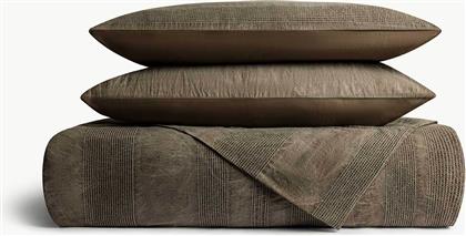 ΒΑΜΒΑΚΕΡΗ ΠΑΠΛΩΜΑΤΟΘΗΚΗ ΜΕ WAFFLE PATTERN 240 X 220 CM - 007499942 ΓΚΡΙ ΑΝΟΙΧΤΟ COINCASA