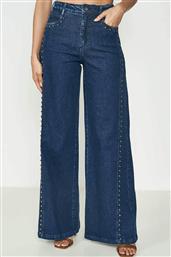 ΓΥΝΑΙΚΕΙΟ ΤΖΙΝ ΠΑΝΤΕΛΟΝΙ ΜΕ ΤΡΟΥΚΣ WIDE LEG ''SILVIA'' - 20190143 DENIM BLUE COLCCI