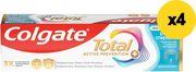 ΟΔΟΝΤΟΚΡΕΜΑ TOTAL ACTIVE PREVENTION PLUS ENAMEL STRENGTH 300ΜΛ(4Χ75ΜΛ) COLGATE