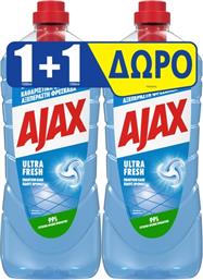 ΥΓΡΟ ΚΑΘΑΡΙΣΤΙΚΟ ΠΑΤΩΜΑΤΟΣ ULTRA FRESH AJAX (2X1,5 LT) 1+1 ΔΩΡΟ COLGATE