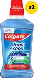 ΣΤΟΜΑΤΙΚΟ ΔΙΑΛΥΜΑ TRIPLE ACTION 1000ML (2X500ML) COLGATE