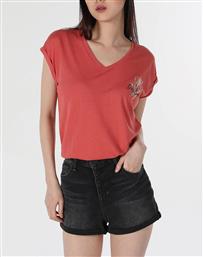 T-SHIRT SHORT SLEEVE CL1058144-COR RED COLINS
