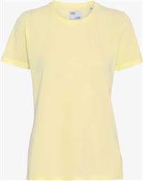 ΓΥΝΑΙΚΕΙΟ T-SHIRT ΜΟΝΟΧΡΩΜΟ REGULAR FIT - CS2051 ΚΙΤΡΙΝΟ COLORFUL STANDARD