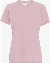 ΓΥΝΑΙΚΕΙΟ T-SHIRT ΜΟΝΟΧΡΩΜΟ REGULAR FIT - CS2051 ΡΟΖ ΑΝΟΙΧΤΟ COLORFUL STANDARD