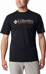 ΑΝΔΡΙΚΗ ΜΠΛΟΥΖΑ CSC BASIC LOGO SHORT SLEEVE TEE 1680053-027 ΜΑΥΡΟ COLUMBIA