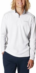 ΑΝΔΡΙΚΗ ΜΠΛΟΥΖΑ KLAMATH RANGE II HALF ZIP FLEECE EM6503-100 ΛΕΥΚΟ COLUMBIA