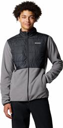 ΑΝΔΡΙΚΗ ΖΑΚΕΤΑ BASIN BUTTE FLEECE FULL ZIP 2101761-023 ΓΚΡΙ COLUMBIA