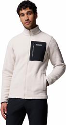 ΑΝΔΡΙΚΗ ΖΑΚΕΤΑ JASPER RIDGE PEBBLED FULL ZIP FLEECE 2142421-278 ΕΚΡΟΥ COLUMBIA