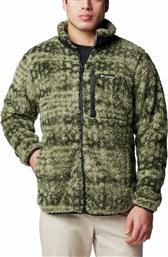 ΑΝΔΡΙΚΗ ΖΑΚΕΤΑ WINTER PASS PRINT FULL ZIP FLEECE 2097841-366 ΠΡΑΣΙΝΟ COLUMBIA