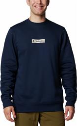 ΑΝΔΡΙΚΟ ΦΟΥΤΕΡ ΛΑΙΜΟΚΟΨΗ TREK CREW SWEATSHIRT 1957933-463 ΜΠΛΕ COLUMBIA