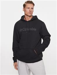 ΜΠΛΟΥΖΑ CSC BASIC LOGO II HOODIE ΜΑΥΡΟ REGULAR FIT COLUMBIA