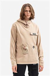 ΜΠΛΟΥΖΑ FIELD CREEK HOODIE ΧΡΩΜΑ: ΜΠΕΖ, ΜΕ ΚΟΥΚΟΥΛΑ COLUMBIA