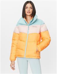 ΜΠΟΥΦΑΝ ΧΕΙΜΩΝΙΑΤΙΚΟ PUFFECT COLOR BLOCKED JACKET ΠΟΡΤΟΚΑΛΙ REGULAR FIT COLUMBIA