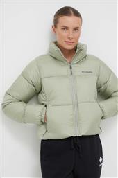 ΜΠΟΥΦΑΝ PUFFECT CROPPED JACKET ΧΡΩΜΑ: ΠΡΑΣΙΝΟ 2002491 COLUMBIA