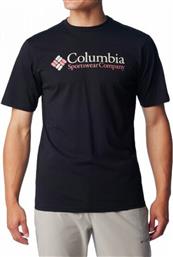 CSC BASIC LOGO SHORT SLEEVE 1680053-027 ΑΝΘΡΑΚΙ COLUMBIA