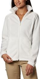 ΓΥΝΑΙΚΕΙΑ ΖΑΚΕΤΑ ΜΕ ΚΕΝΤΗΜΕΝΟ ΛΟΓΟΤΥΠΟ ''BENTON SPRINGS FULL ZIP FLEECE'' - WL6439125S ΛΕΥΚΟ COLUMBIA