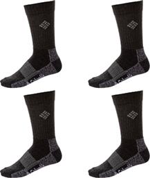 ΚΑΛΤΣΕΣ 4 ΖΕΥΓΗ LIFESTYLE MOISTURE CONTROL C1179M-BLACK ΜΑΥΡΟ COLUMBIA