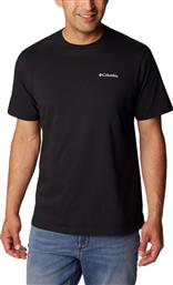 NORTH CASCADES SHORT SLEEVE TEE 1834041A-009 ΜΑΥΡΟ COLUMBIA