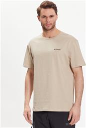 T-SHIRT BASIC LOGO 1680053 ΜΠΕΖ REGULAR FIT COLUMBIA από το MODIVO