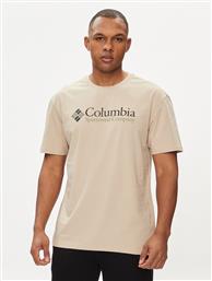 T-SHIRT CSC BASIC LOGO 1680053 ΚΑΦΕ REGULAR FIT COLUMBIA