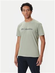 T-SHIRT CSC BASIC LOGO 1680053 ΠΡΑΣΙΝΟ REGULAR FIT COLUMBIA