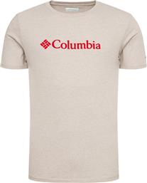 T-SHIRT CSC BASIC LOGO EM2180 ΓΚΡΙ REGULAR FIT COLUMBIA