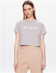 T-SHIRT NORTH CASADES 1930051 ΓΚΡΙ CROPPED FIT COLUMBIA